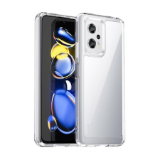  Telefontok Xiaomi Poco X5 5G - átlátszó hátlap tok, átlátszó szilikon kerettel tok és táska