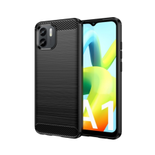  Telefontok Xiaomi Redmi A2 - Carbon Fiber fekete szilikon tok tok és táska