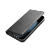  Telefontok Xiaomi Redmi A7 Pro - Flipcover - mágneses szilikon keretes fekete könyvtok
