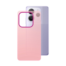  Telefontok Xiaomi Redmi Note 14 5G - Sappy - áttetsző pink, műanyag hátlap tok tok és táska