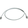 Telegärtner 100007964 RJ45 Hálózati kábel, patchkábel CAT 6A S/FTP 0.50 m Szürke Kettős árnyékolás, Védővel, Lángálló 1 db (L00000A0072)