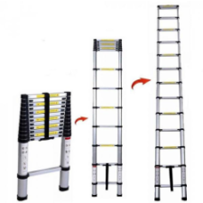 Teleszkópos aluminium létra, 3,8m (15354) létra és állvány