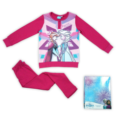  Téli pamut gyerek pizsama - Jégvarázs - pink - 104