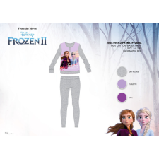Téli pamut interlock gyerek pizsama - Disney Jégvarázs - szürke - 98 gyerek hálóing, pizsama