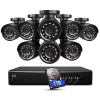  Teljes felügyeleti rendszer 8 kültéri kamerával, E200, AI arcfelismerés, FulHD felbontás, 1TB tárolókapacitás