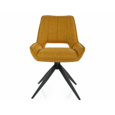  Tello Bjorn Forgó Étkezőszék Curry Szövet Fekete Vázzal bútor