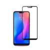 Temp-glass006130 Xiaomi Redmi Note 6 Pro teljes lefedettséget biztosító Karcálló,ütésálló kijelzővédő üvegfólia fekete kerettel, tempered glass, törlőkendővel