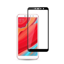  Temp-glass006135 Xiaomi Redmi S2 teljes lefedettséget biztosító Karcálló,ütésálló kijelzővédő üvegfólia fekete kerettel, tempered glass, törlőkendővel törlőkendő