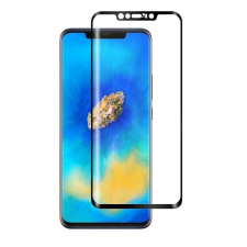  Temp-glass059833 Huawei Mate 30 fekete 3D-teljes lefedettséget biztosító Karcálló,ütésálló kijelzővédő üvegfólia, 9H tempered glass, törlőkendővel mobiltelefon kellék