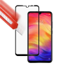  Temp-glass059845 Xiaomi Redmi Note 8 Pro teljes lefedettséget biztosító Karcálló,ütésálló kijelzővédő üvegfólia fekete kerettel, tempered glass, törlőkendővel