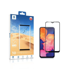  Temp-glass630952 Samsung Galaxy A10 3D-teljes lefedettséget biztosító Karcálló,ütésálló kijelzővédő üvegfólia, 9H tempered glass, törlőkendővel mobiltelefon kellék