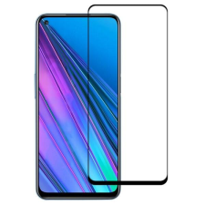  Temp-glass63127306 Realme Narzo 30 teljes lefedettséget biztosító karcálló, ütésálló kijelzővédő üvegfólia kerettel, tempered glass, törlőkendővel mobiltelefon kellék