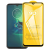  Temp-glass63127376214 Motorola Moto G8 Plus 9D-teljes (teljes felület ragasztó) teljes lefedettséget biztosító karcálló, ütésálló kijelzővédő üvegfólia kerettel, tempered glass, törlőkendővel