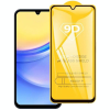  Temp-glass63127376358 Samsung Galaxy A15 5G 9D-teljes (teljes felület ragasztó) teljes lefedettséget biztosító karcálló, ütésálló kijelzővédő üvegfólia kerettel, tempered glass, törlőkendővel