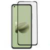Temp-glass6312738105 Asus Zenfone 10 teljes lefedettséget biztosító karcálló, ütésálló kijelzővédő üvegfólia kerettel, tempered glass, törlőkendővel