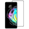  Temp-glass63127417 Motorola Edge 20 teljes lefedettséget biztosító karcálló, ütésálló kijelzővédő üvegfólia kerettel, tempered glass, törlőkendővel