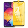  Temp-glass631515 Samsung Galaxy A40 teljes lefedettséget biztosító (teljes felület ragasztó) Karcálló, ütésálló kijelzővédő üvegfólia kerettel, tempered glass, törlőkendővel