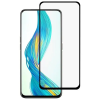  Temp-glass631589 Oppo Realme XT teljes lefedettséget biztosító Karcálló,ütésálló kijelzővédő üvegfólia kerettel, tempered glass, törlőkendővel
