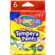 Tempera készlet, 6x12ml, tubusos, Colorino tempera