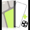 Tempered Glass Protector iPhone 15 Pro üvegfólia + kamera védő fólia - tokbarát (TGR-15P-BL)