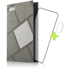 Tempered Glass Protector kerettel Xiaomi Mi 11 Lite készülékhez, fekete + kameravédő üvegfólia mobiltelefon kellék
