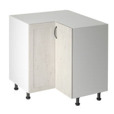 Tempo Alsó sarokszekrény, fehér/északi sosna, jobb, ROYAL D90N bútor