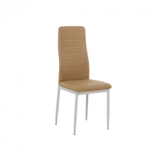 Tempo Coletino NOVA Étkezőszék fehér textilbőr + fém - barna bútor