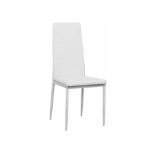 Tempo Coletino NOVA Étkezőszék fehér textilbőr + fém - fehér bútor