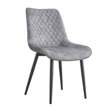 Tempo Étkezőszék, világosszürke/fekete, ZAINA TYP 1 bútor