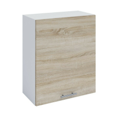 Tempo felsőszekrény, tölgy sonoma/fehér, balos, FABIANA W - 60 bútor