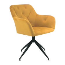 Tempo Forgószék, mustár/fekete, VELEZA NEW forgószék