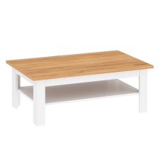 Tempo Kisasztal, fehér alba/tölgy craft arany, LANZETTE T bútor