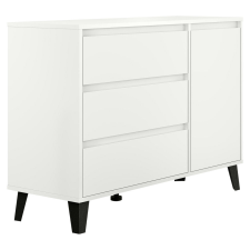 Tempo Komód, fehér, BOGAN NEW 1D3S bútor