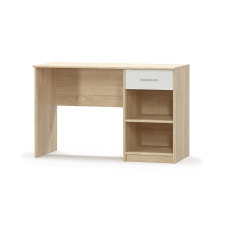 Tempo PC asztal 1S, fehér-tölgy sonoma, TEYO íróasztal