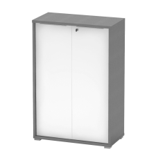 Tempo RIOMA NEW TYP 09 Szekrény, grafit/fehér irodabútor