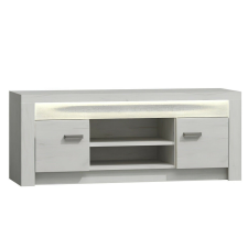 Tempo RTV asztal/szekrény, kőris fehér, INFINITY I-09 bútor