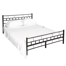 Tempo TAJGI Ágy, fekete, 160x200 ágy és ágykellék