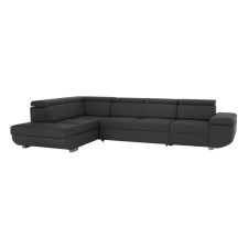 Tempo Ülőgarnitúra, sötétszürke, szövet Stark, balos, MAVIS bútor