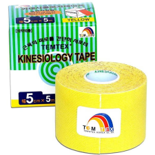 Temtex tape Classic sárga 5 cm gyógyászati segédeszköz