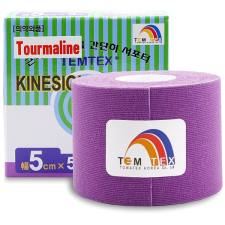 Temtex Tourmaline ibolya 5 cm-es kineziológiai szalag gyógyászati segédeszköz