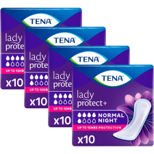 Tena Lady Protect+ Normal éjszakai inkontinencia Betét 4x10db intim higiénia