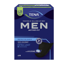 Tena Men Active Fit Protective Shield - férfi inkontinencia betét 14x gyógyászati segédeszköz