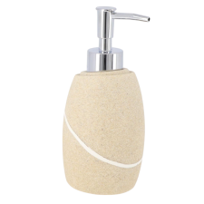 Tendance NOVARA SZAPPANADAGOLÓ, ÁLLÓ, 240ML, BÉZS, POLIREZIN fürdőszoba kiegészítő