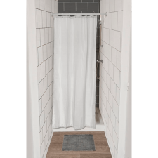 Tendance ZUHANYFÜGGÖNY 120X180CM POLYESTER FEHÉR 8 KARIKÁVAL fürdőszoba kiegészítő