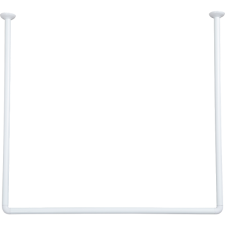 Tendance ZUHANYFÜGGÖNY RÚD 80X80X80CM U-ALAKÚ FEHÉR, ALUMÍNIUM fürdőszoba kiegészítő