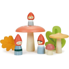 Tender Leaf Dřevěná rodina lesních skřítků Woodland Gnome Family játékfigura