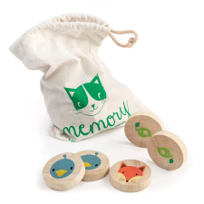 Tender Leaf Dřevěné pexeso Clever Cat Memory Game társasjáték