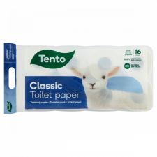 Tento Classic toalettpapír 3 rétegű 16 tekercs higiéniai papíráru