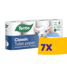 TENTO Classic WC papír - 3 rétegű 8 tekercs (Karton - 7 csomag) higiéniai papíráru