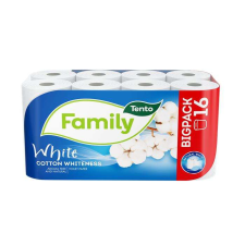 TENTO Family White 2 rétegű kistekercses Toalettpapír 16 Tekercs papírárú, csomagoló és tárolóeszköz